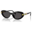 Swarovski solbriller Oval shape, Black - 5724507