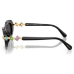 Swarovski solbriller Oval shape, Black - 5724507