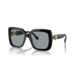 Swarovski solbriller Oversized, Square shape, SK6001, Black