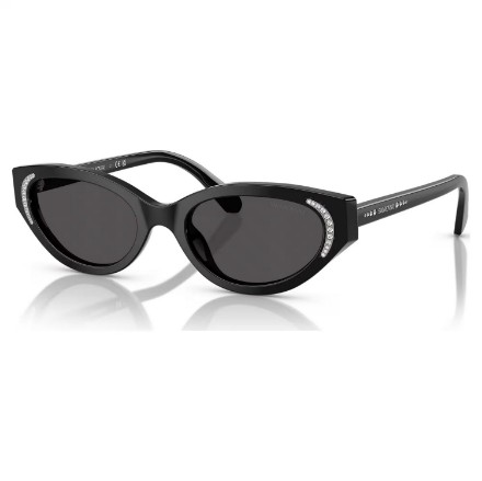 Swarovski solbriller Cat-eye shape, SK6030, Black - 5706560 Swarovski solbriller Cat-eye shape, SK6030, Black - 5706560
