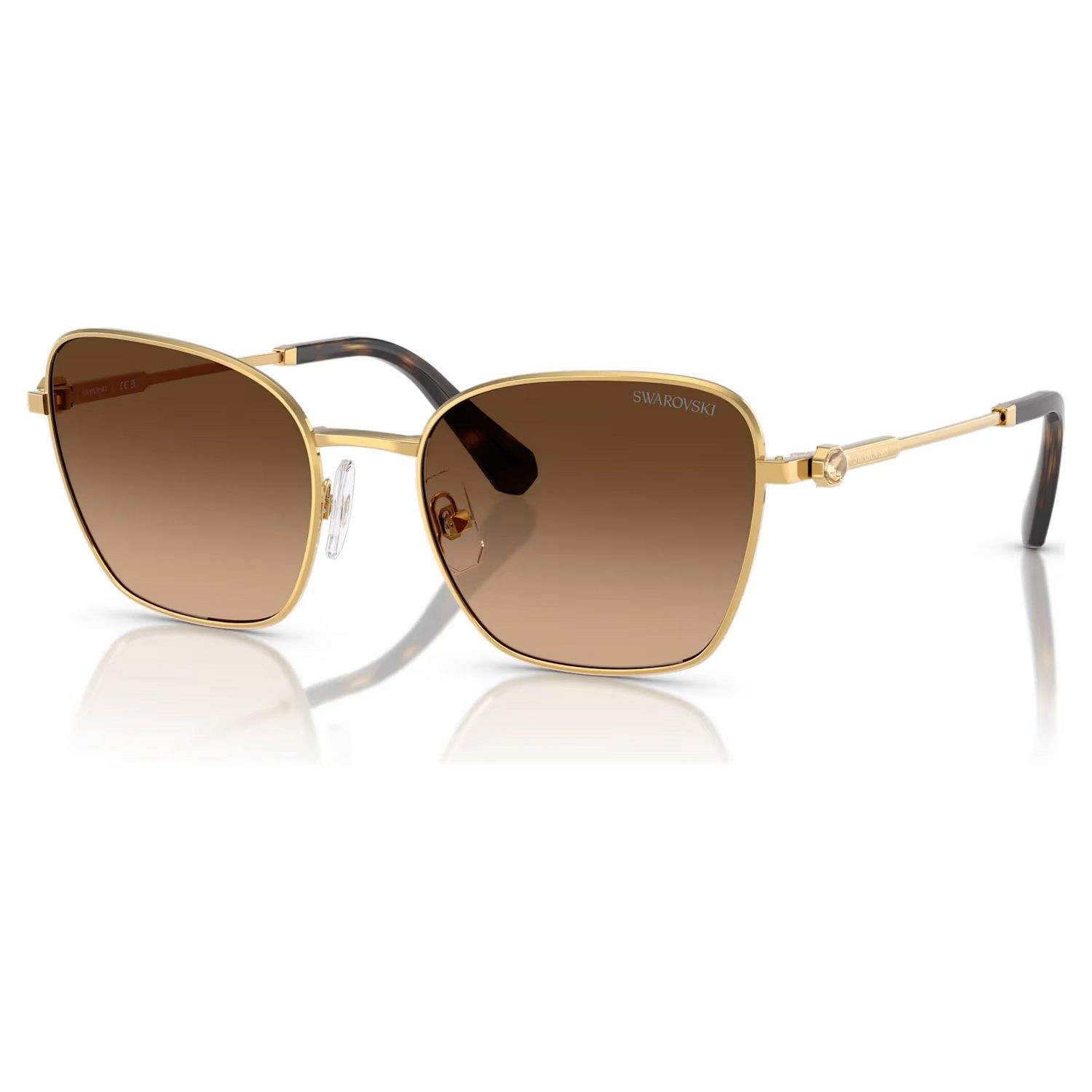 Swarovski solbriller Square shape, SK7029, Gold tone - 5706557