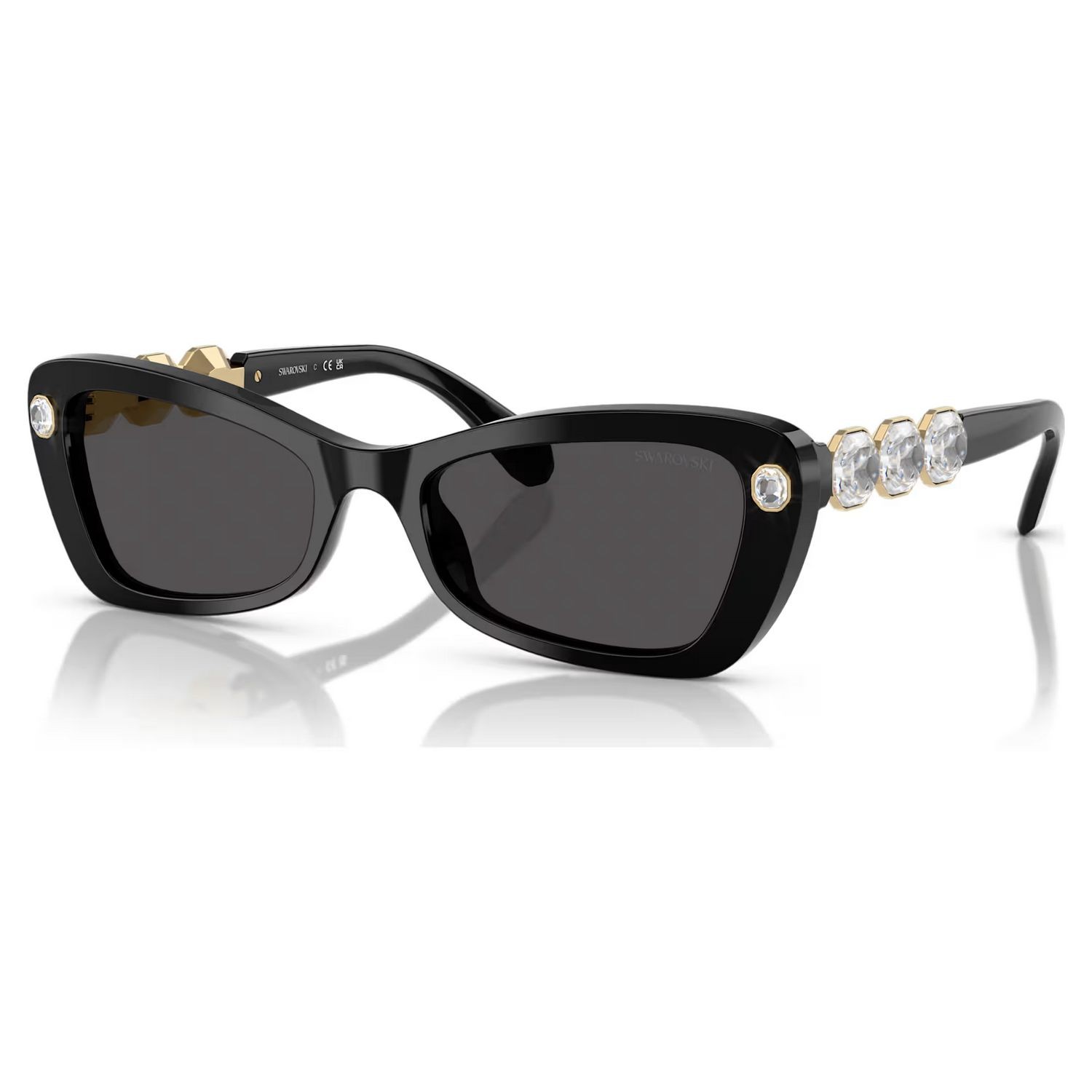Swarovski solbriller Butterfly shape, SK6033, Black - 5706550