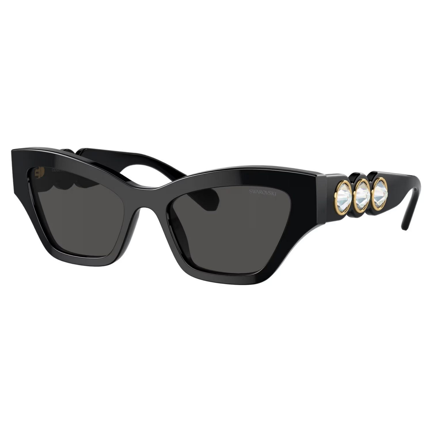 Swarovski solbriller Cat-eye shape, Black - 5691693