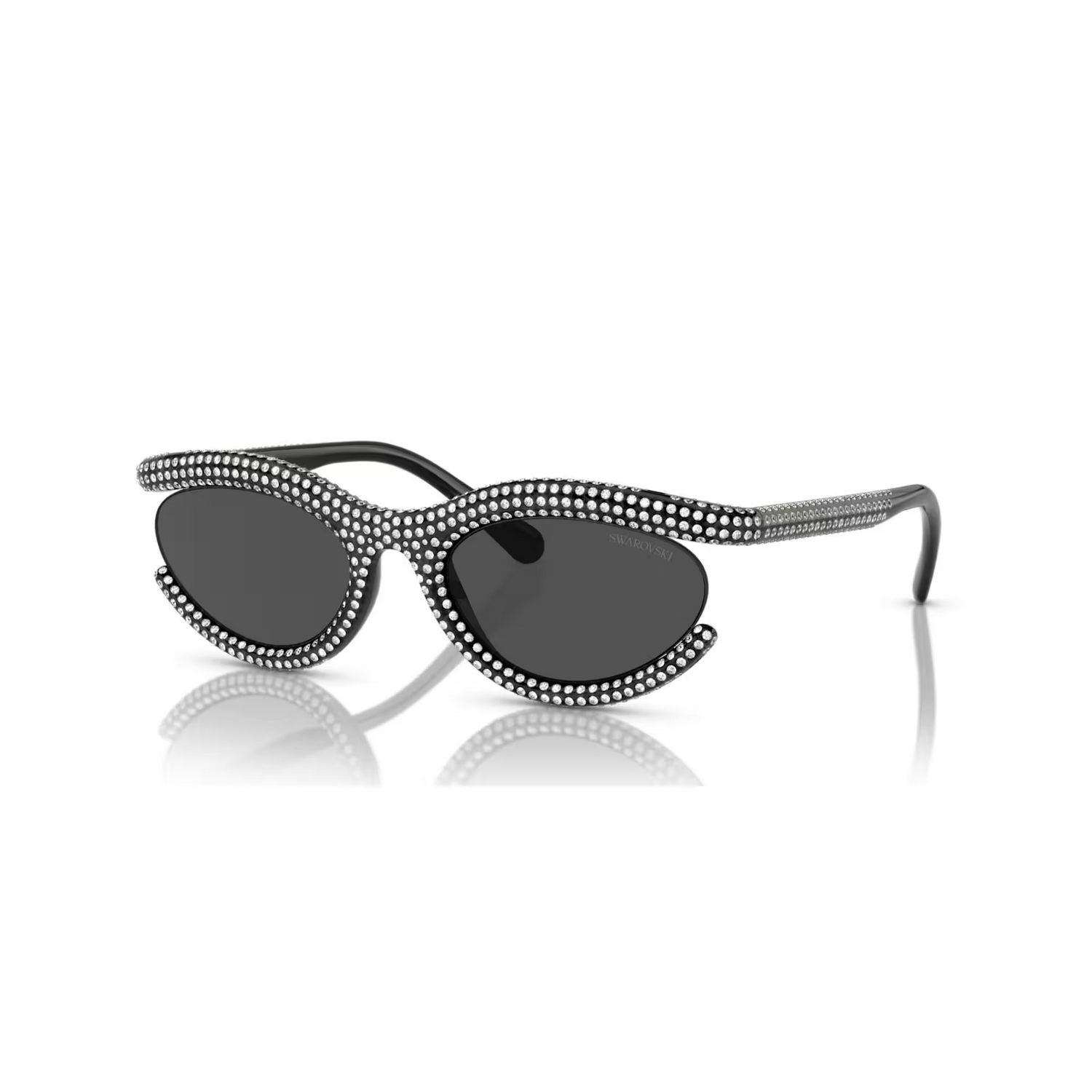 Swarovski solbriller Oval shape, SK6006, Black - 5679553