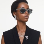 Swarovski solbriller Oval shape, SK6006, Black - 5679553