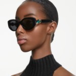Swarovski solbriller Cat-eye shape, SK6002, Black - 5679544