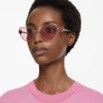 Swarovski solbriller Cat-eye shape, SK7003, Pink - 5679531
