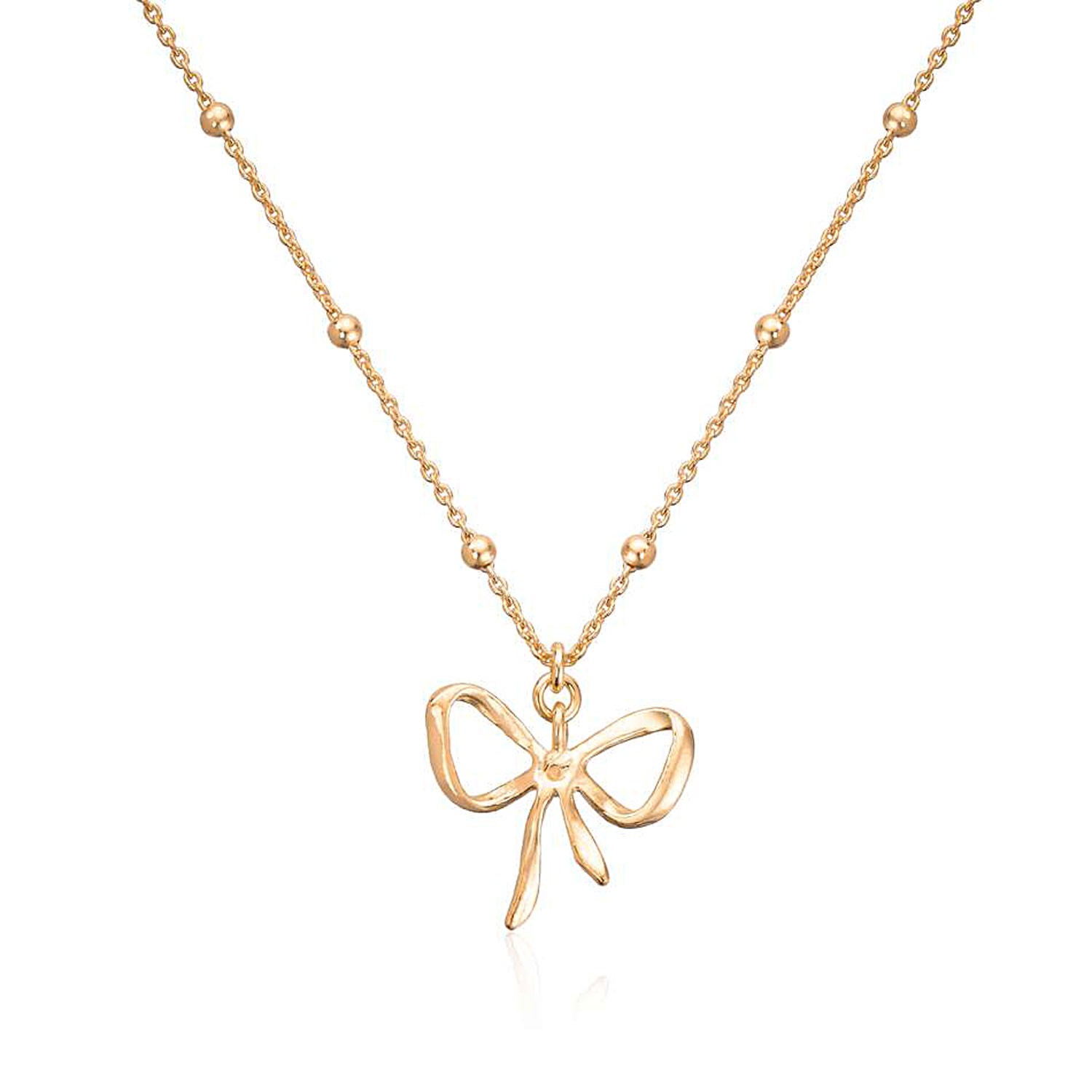 Smykke Vintage Bow sølv forgylt - 3058745