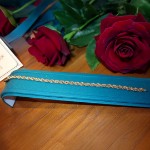 Armbånd i gult gull 14kt, 18 cm - 17GU4418-U