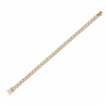 Armbånd Bismarck i gult gull 18kt, 18 cm - 01-B106-18