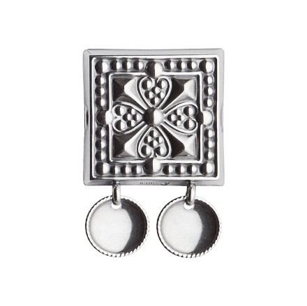 Beltestøl med trådkantlauv, oksidert. Graffer Beltestøl med trådkantlauv, oksidert. Graffer