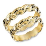 Gifteringer i gult gull  14kt,  4,5 mm. SNORRE– 60645