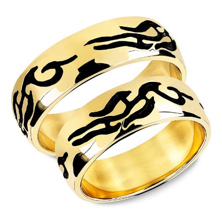 Gifteringer i gult gull  14kt, 6,5 mm. SNORRE– 60165 Gifteringer i gult gull  14kt, 6,5 mm. SNORRE– 60165