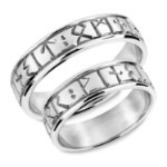 Gifteringer i hvitt gull  14kt,  5,5 mm. SNORRE– 61955