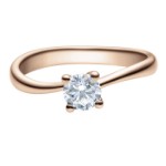 Diamantring forlovelsesring 0,50 ct i 14kt gull. Melina - 18011050