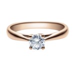 Diamantring forlovelsesring  0,50 ct i 14kt gull. Alida - 18002050