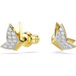 Swarovski øredobber Idyllia Lilia stud earrings Butterfly, White, Gold-tone plated - 5736070