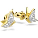 Swarovski øredobber Idyllia Lilia stud earrings Butterfly, White, Gold-tone plated - 5736070