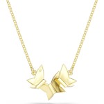 Swarovski smykke Idyllia Lilia necklace Butterfly, White, Gold-tone plated - 5736068