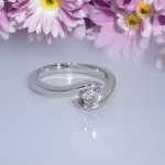Diamantring forlovelsesring  0,40 ct i 14kt gull. Afrodite - 18015040