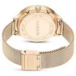 Swarovski klokke Nova Chrono watch Swiss Made, Metal bracelet, Gold tone, Champagne gold-tone finish - 5677500