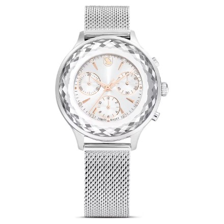 Swarovski klokke Attract Swiss Made, Full pavé, Crystal bracelet, Silver tone, Stainless steel - 5677503 Swarovski klokke Attract Swiss Made, Full pavé, Crystal bracelet, Silver tone, Stainless steel - 5677503