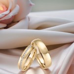 Bilde av Gifteringer gult gull 14 kt, 5 mm & 5.5 mm. GERSTNER - 31285