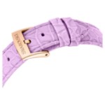Swarovski klokke Octea Chrono watch Swiss Made, Leather strap, Purple, Rose gold-tone finish - 5690804