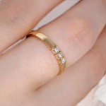 Diamantring Iselin med 3x0,05 ct TW-Si-85030500