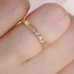 Diamantring Iselin med 3x0,05 ct TW-Si-85030500