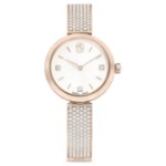 Swarovski klokke Illumina watch Swiss Made, Metal bracelet, Gold tone, Champagne gold-tone finish - 5671196
