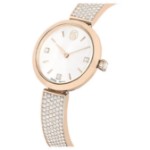 Swarovski klokke Illumina watch Swiss Made, Metal bracelet, Gold tone, Champagne gold-tone finish - 5671196