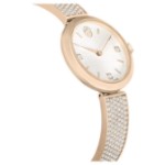 Swarovski klokke Illumina watch Swiss Made, Metal bracelet, Gold tone, Champagne gold-tone finish - 5671196