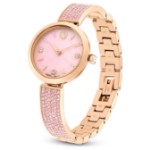 Swarovski klokke Illumina watch Swiss Made, Crystal bracelet, Pink, Rose gold-tone finish - 5678756