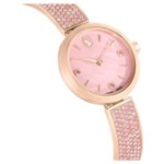 Swarovski klokke Illumina watch Swiss Made, Crystal bracelet, Pink, Rose gold-tone finish - 5678756