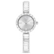 Swarovski klokke Matrix Bangle watch Swiss Made, Crystal bracelet, White, Stainless Steel - 5677487