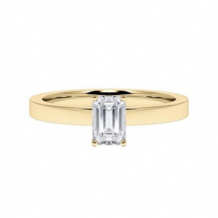 Forlovelsesring med lab grown diamant i smaragd slip - 0,70 ct River - VS - 200625 Forlovelsesring med lab grown diamant i smaragd slip - 0,70 ct River - VS - 200625