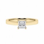 Forlovelsesring med prinsesse lab grown diamant - 0,70 ct River - VS - 200628