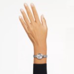 Swarovski klokke  Crystal Rock Oval watch Swiss Made, Crystal bracelet, White, Stainless steel - 5656878