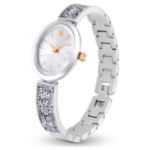 Swarovski klokke  Crystal Rock Oval watch Swiss Made, Crystal bracelet, White, Stainless steel - 5656878