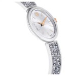 Swarovski klokke  Crystal Rock Oval watch Swiss Made, Crystal bracelet, White, Stainless steel - 5656878