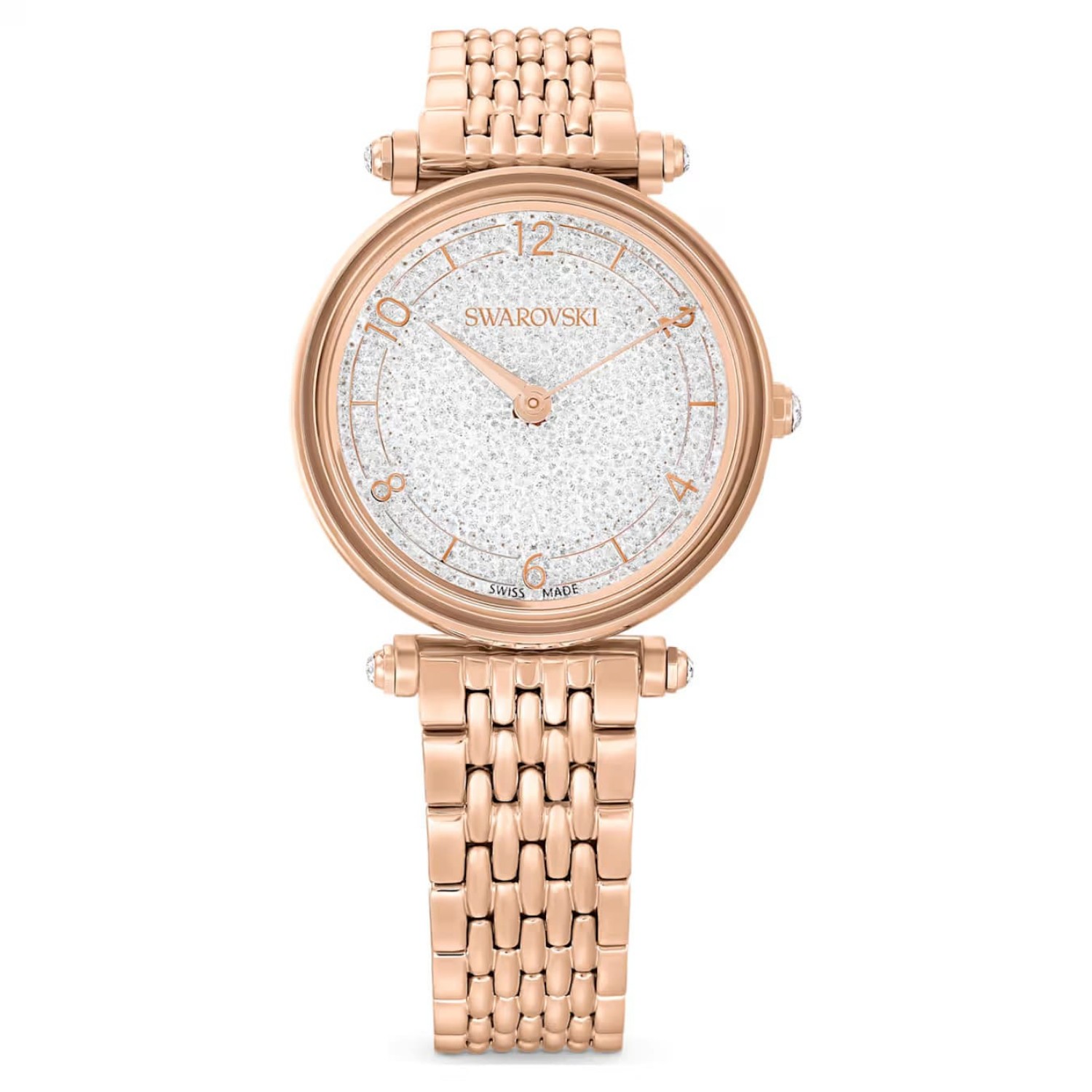 Swarovski klokke Crystalline Wonder watch Swiss Made, Metal bracelet, Rose gold tone, Rose gold-tone finish - 5656911