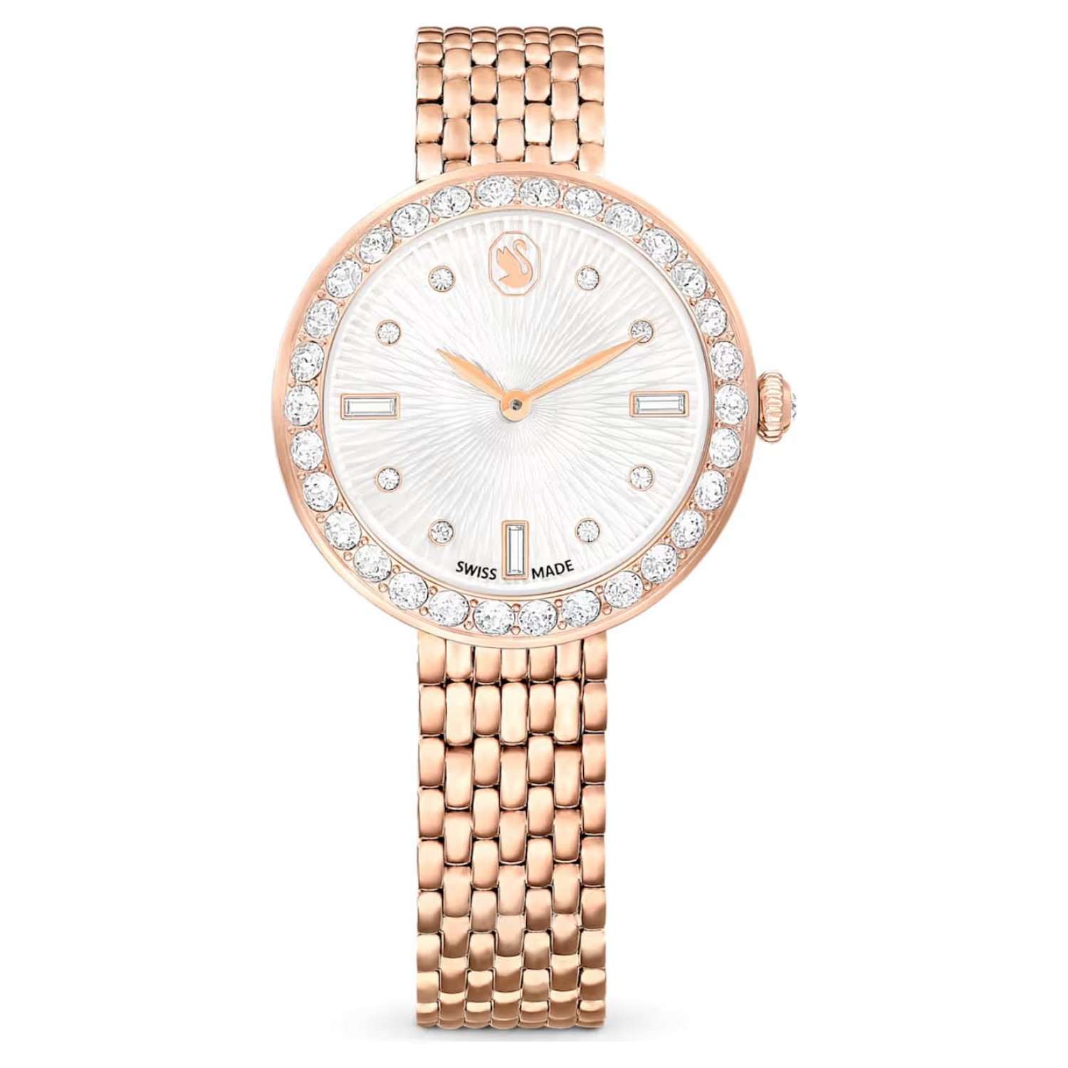 Swarovski klokke Certa watch Swiss Made, Metal bracelet, Rose gold tone, Rose gold-tone finish - 5672981