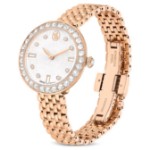 Swarovski klokke Certa watch Swiss Made, Metal bracelet, Rose gold tone, Rose gold-tone finish - 5672981