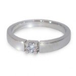 Forlovelsesring diamantring  Iselin 0,15 ct TW-Si - 8501015
