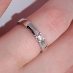 Forlovelsesring diamantring  Iselin 0,15 ct TW-Si - 8501015