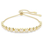 Swarovski armbånd  Imber Tennis bracelet Mixed round cuts, White, Gold-tone plated - 5705450
