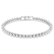 Swarovski armbånd Emily bracelet Round cut, White, Rhodium plated - 1808960
