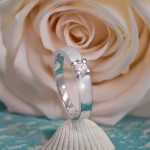 Forlovelsesring diamantring  Iselin 0,15 ct TW-Si - 8501015