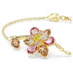 Swarovski armbånd Idyllia bracelet Mixed cuts, Flower, Multicolored, Gold-tone plated - 5732423